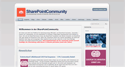 Desktop Screenshot of blogs.mysharepoint.de